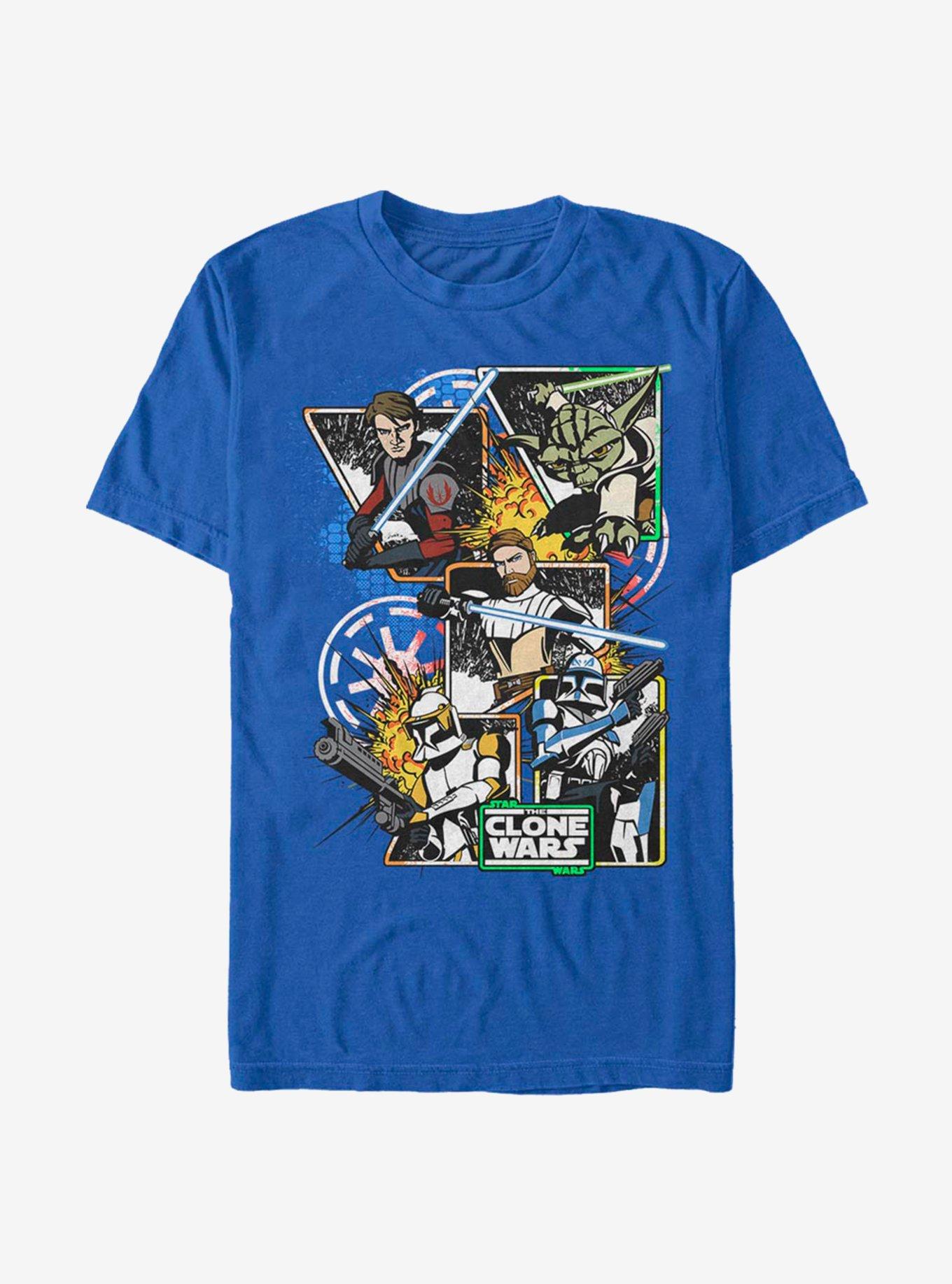 Star Wars The Clone Wars T-Shirt Flush T-Shirt, , hi-res