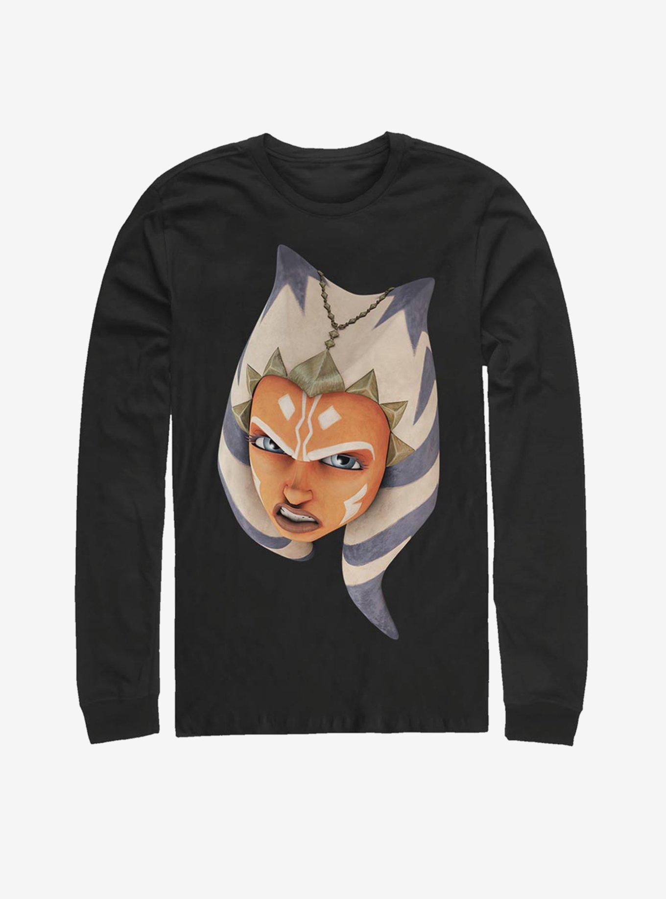 Star Wars: The Clone Wars Ahsoka Face Long-Sleeve T-Shirt, , hi-res