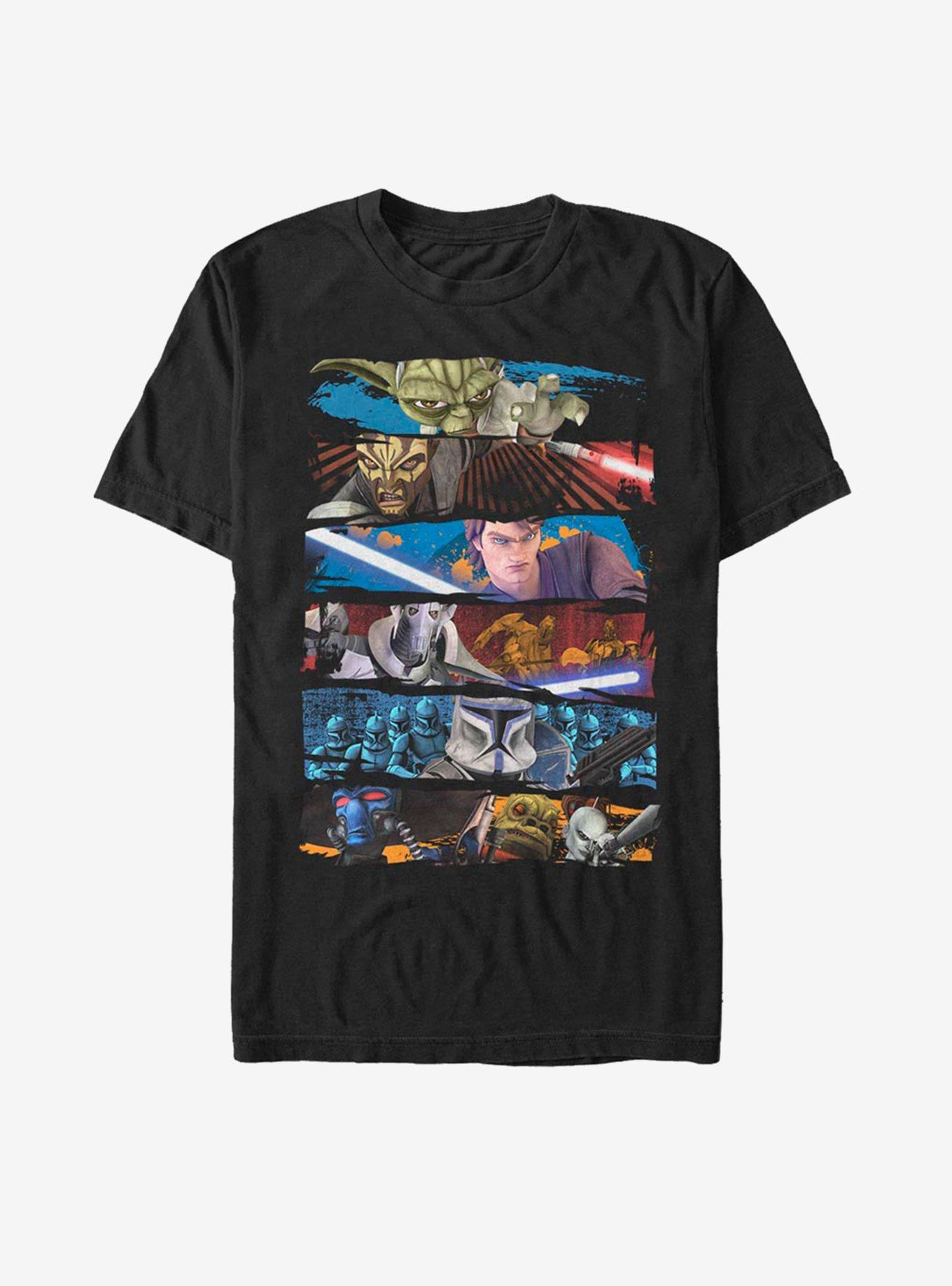 Star Wars: The Clone Wars Face Off T-Shirt, , hi-res