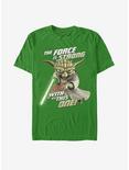 Star Wars: The Clone Wars Yoda Jedi Strong T-Shirt, KELLY, hi-res