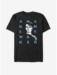 Star Wars: The Clone Wars Anakin Text T-Shirt, BLACK, hi-res