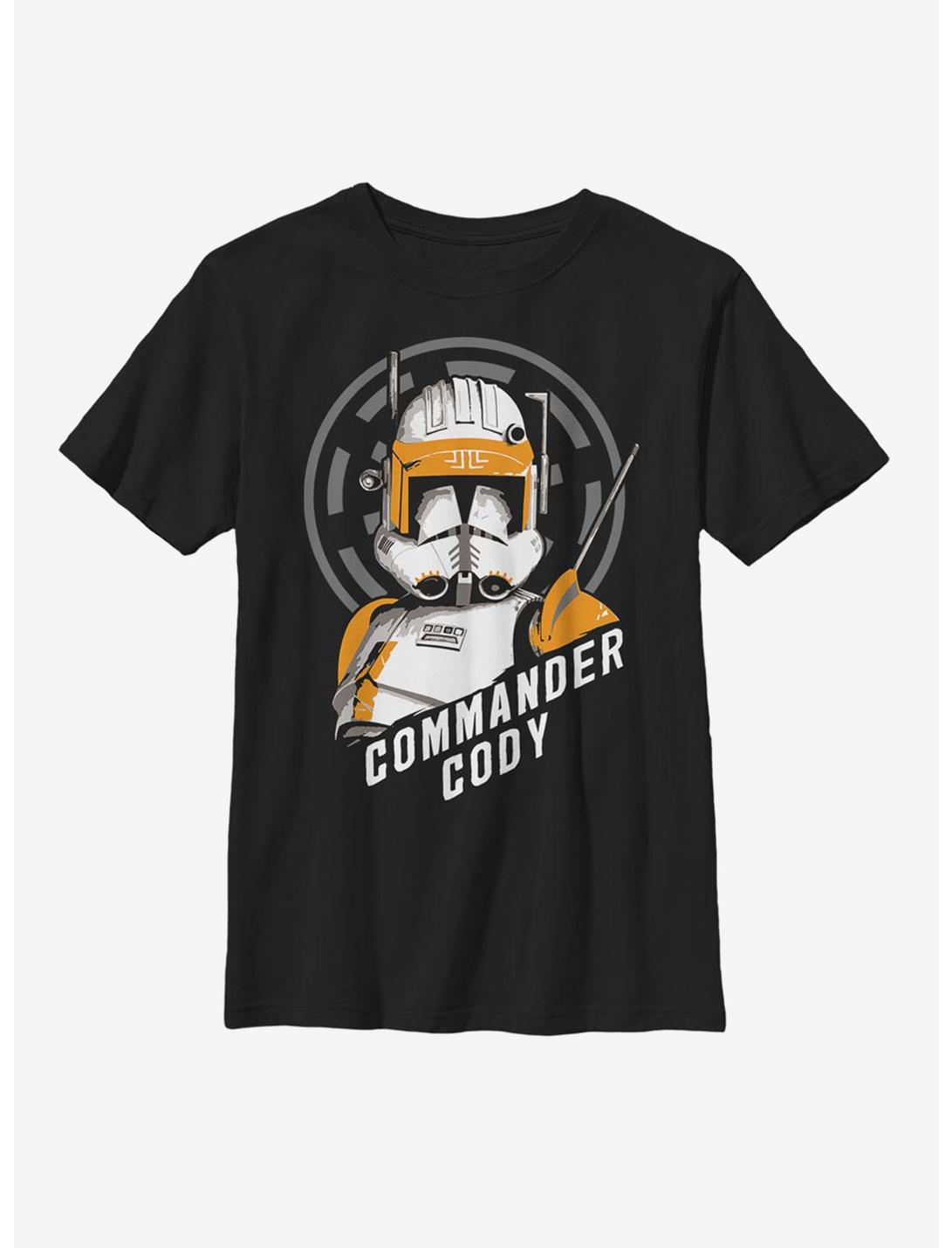 Star Wars: The Clone Wars Commander Cody Youth T-Shirt, BLACK, hi-res