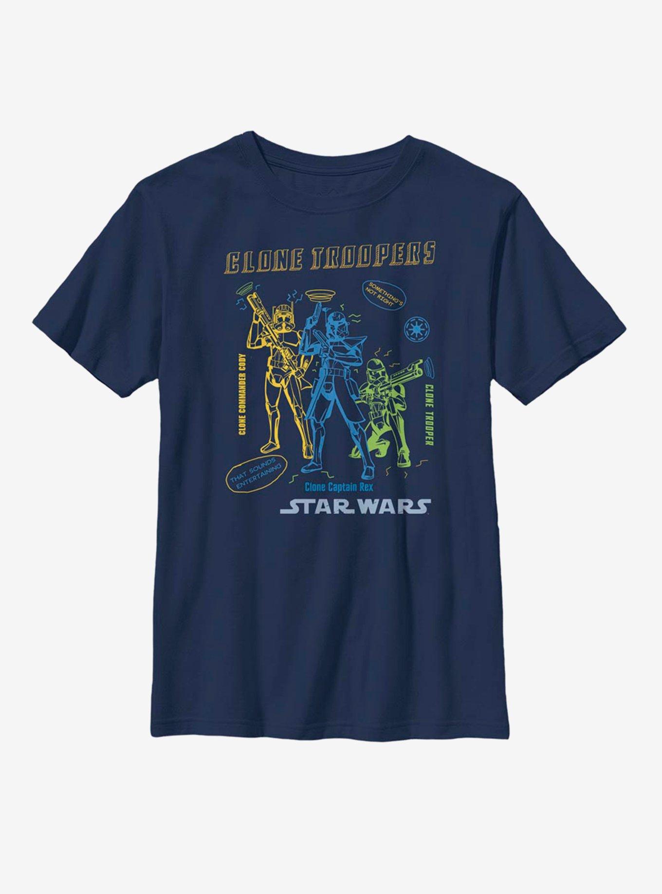 Star Wars: The Clone Wars Doodle Trooper Youth T-Shirt, , hi-res