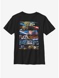 Star Wars: The Clone Wars Face Off Youth T-Shirt, BLACK, hi-res