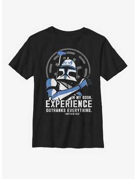 Star Wars: The Clone Wars Experience Outranks Everything Youth T-Shirt, , hi-res