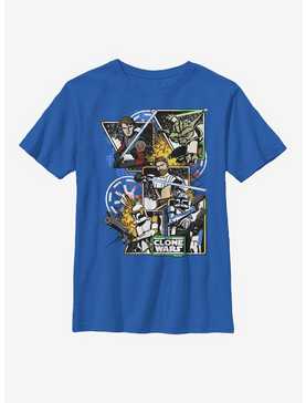 Star Wars: The Clone Wars Royal Flush Youth T-Shirt, , hi-res
