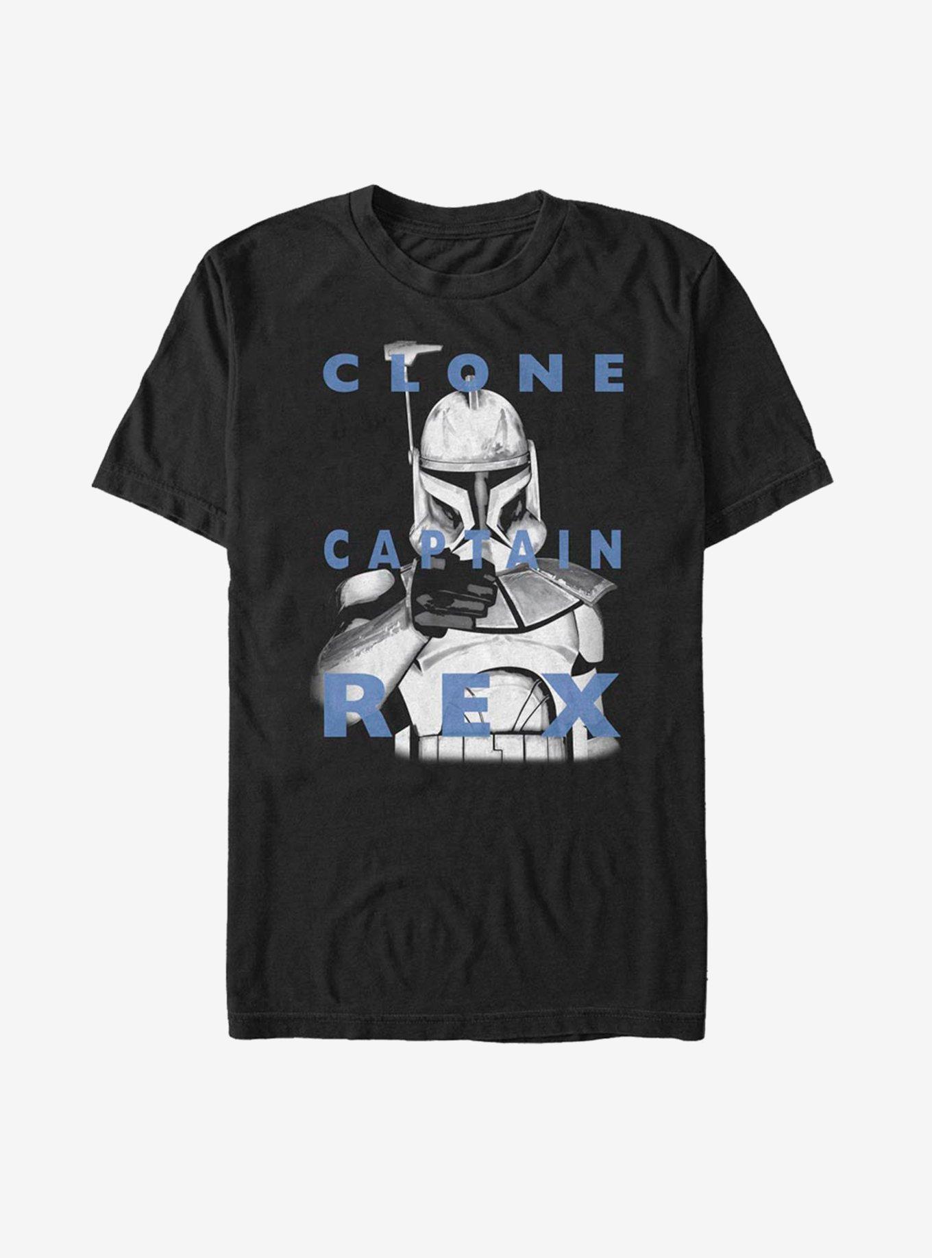 Star Wars: The Clone Wars Clone Captain Rex Text T-Shirt, , hi-res