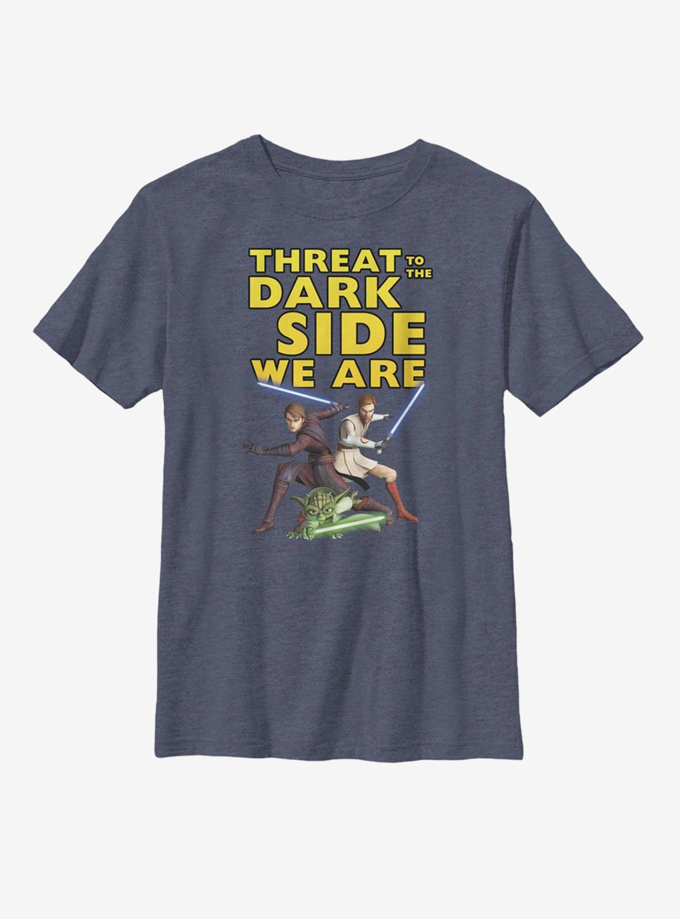 Star Wars: The Clone Wars Threat We Are Youth T-Shirt, NAVY HTR, hi-res