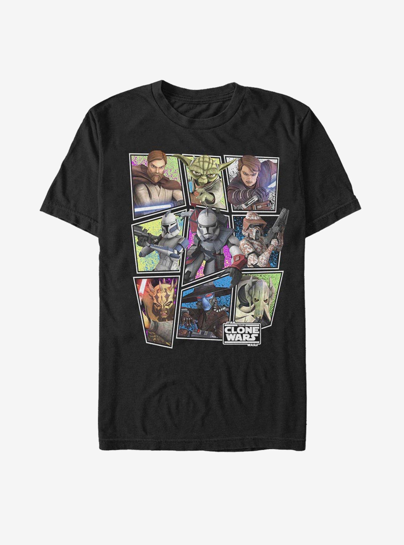 Star Wars: The Clone Wars Scattered Group T-Shirt, , hi-res