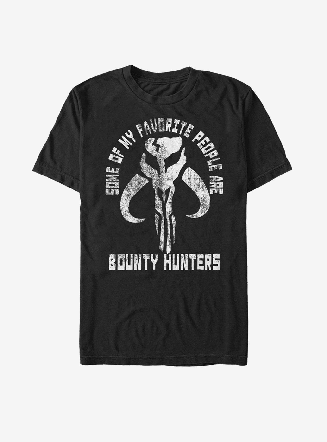 Star Wars The Mandalorian Favorite People Bounty Hunters T-Shirt