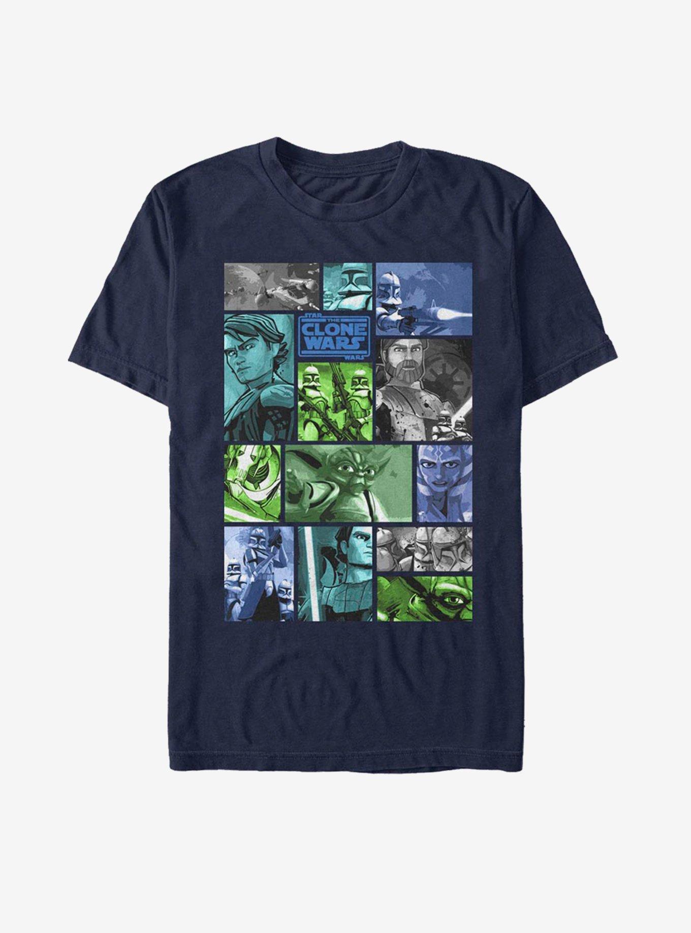 Star Wars: The Clone Wars Story Squares T-Shirt, , hi-res