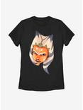 Star Wars: The Clone Wars Ahsoka Face Womens T-Shirt, BLACK, hi-res
