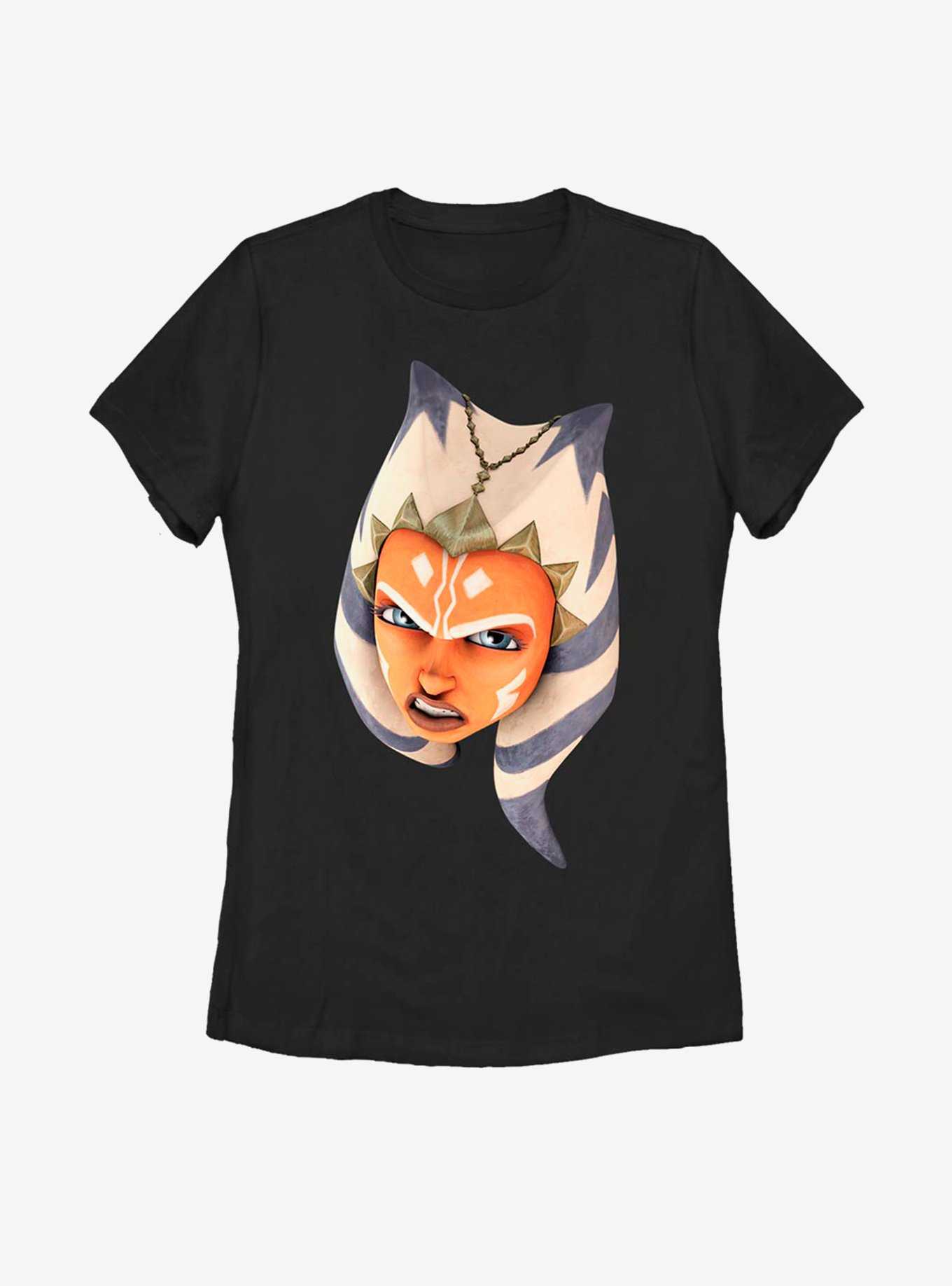 Star Wars: The Clone Wars Ahsoka Face Womens T-Shirt, , hi-res