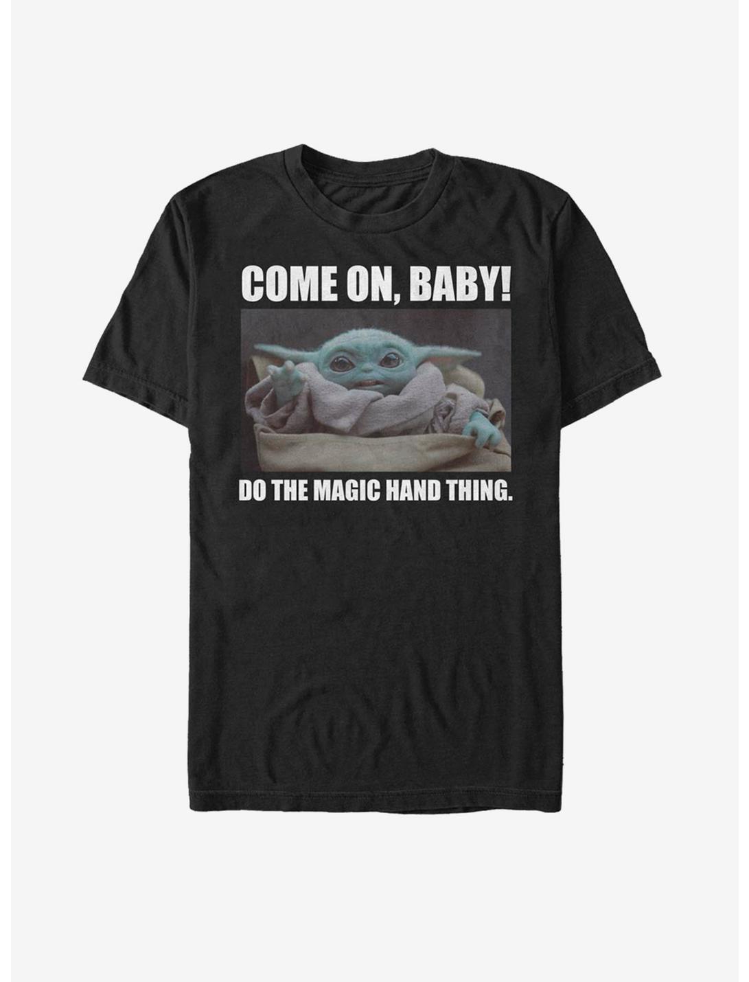 Star Wars The Mandalorian The Child Magic Hand Thing T-Shirt, BLACK, hi-res