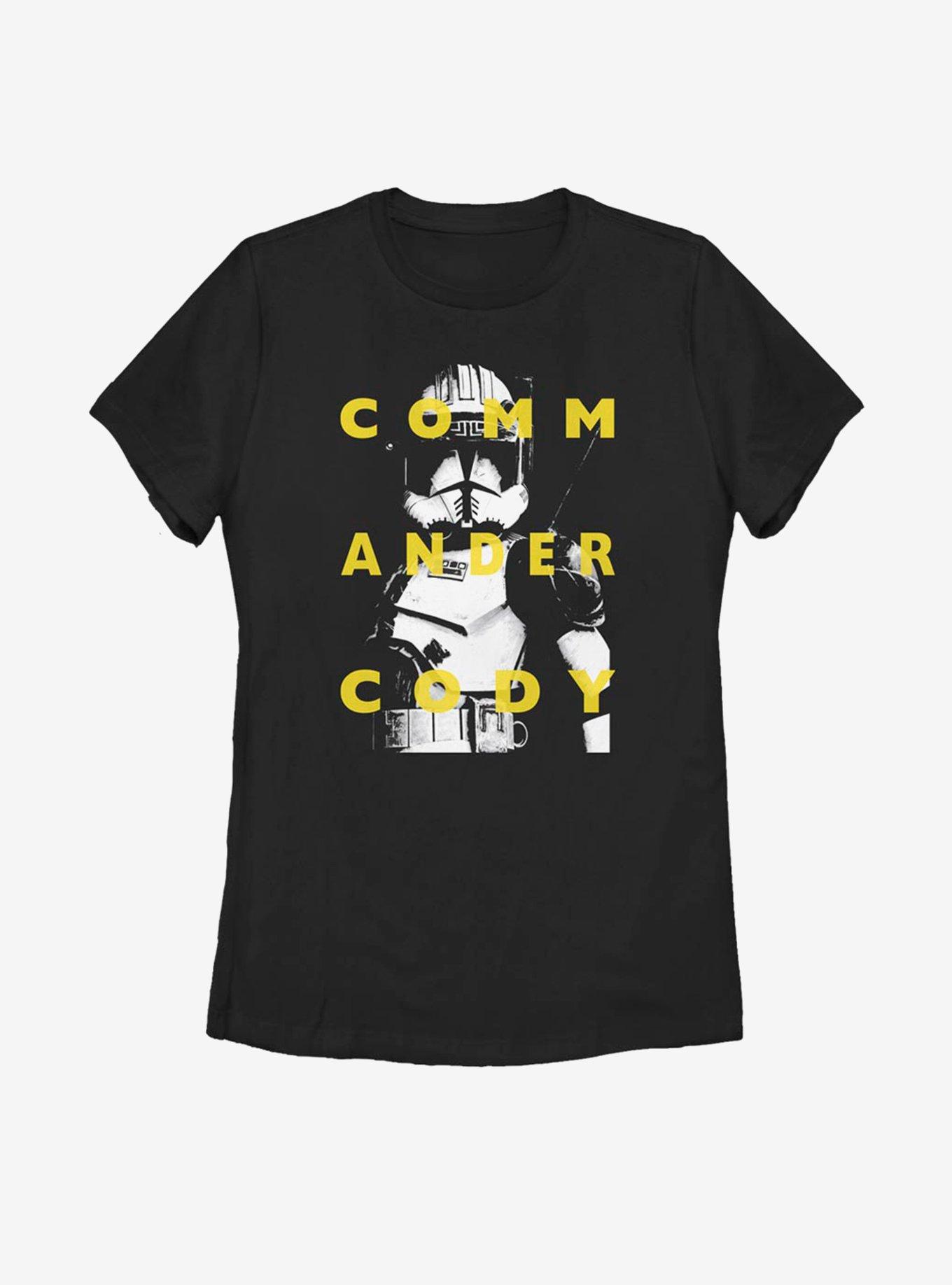 Star Wars: The Clone Wars Commander Cody Text Womens T-Shirt, , hi-res