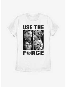 Star Wars: The Clone Wars Use The Force Womens T-Shirt, , hi-res