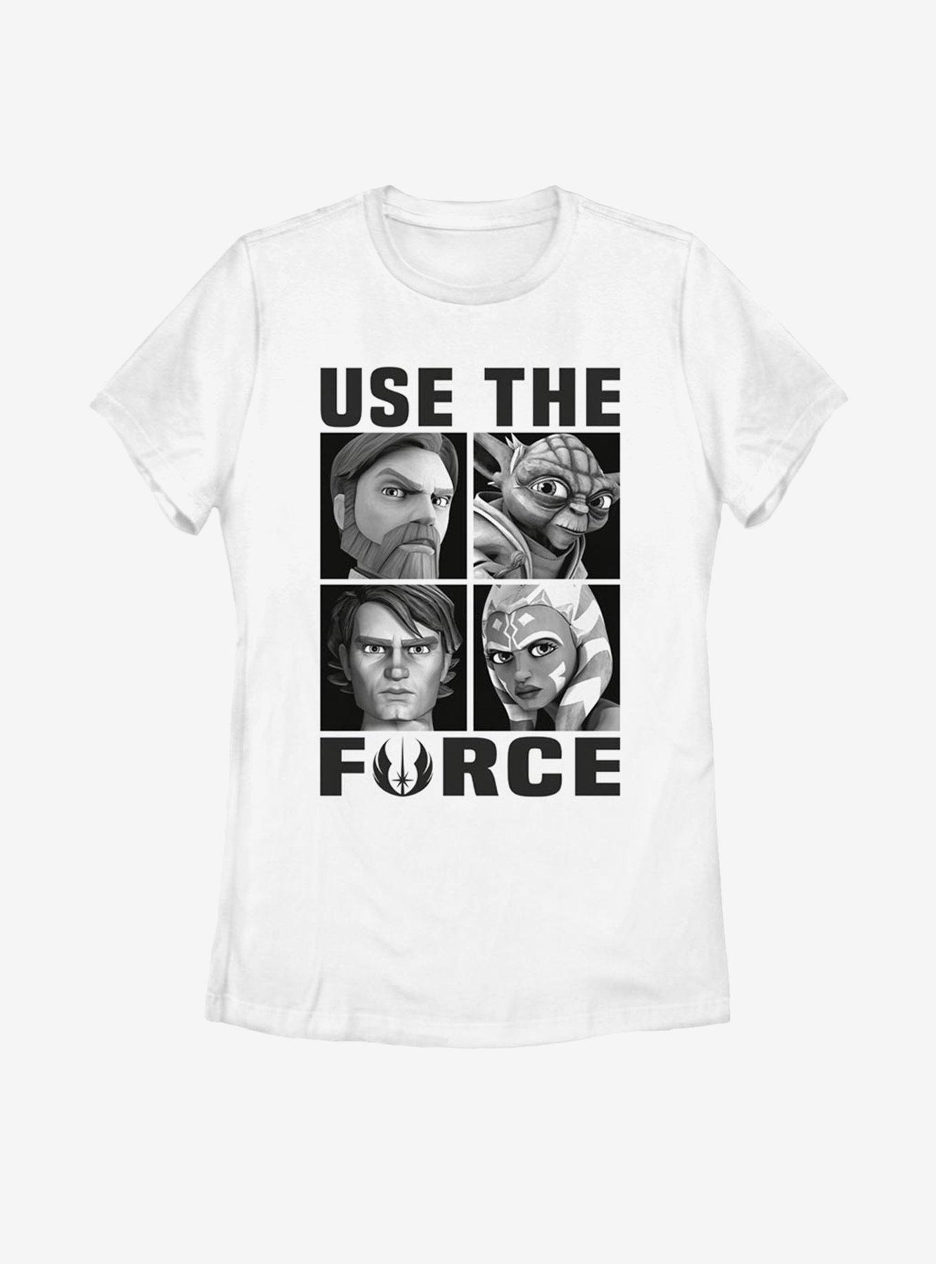 Star Wars: The Clone Wars Use The Force Womens T-Shirt, , hi-res