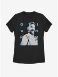 Star Wars: The Clone Wars Obi-Wan Text Womens T-Shirt, BLACK, hi-res