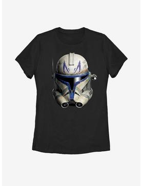Star Wars: The Clone Wars Clone Captain Rex Helmet Womens T-Shirt, , hi-res