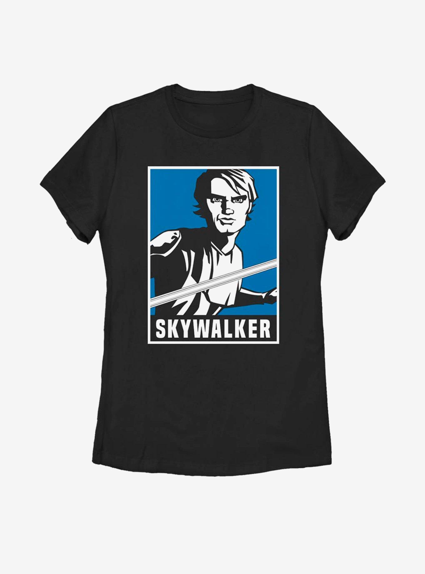 Star Wars: The Clone Wars Skywalker Poster Womens T-Shirt, , hi-res