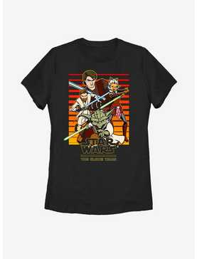 Star Wars: The Clone Wars Heroes Line Up Womens T-Shirt, , hi-res