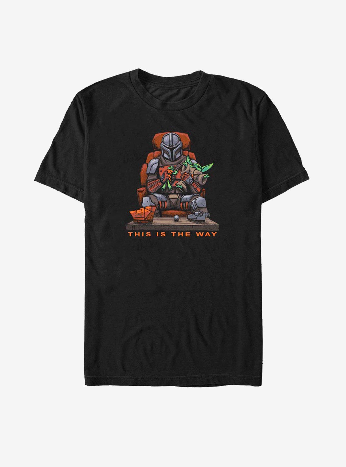 Star Wars The Mandalorian The Child The Way Of The Dad T-Shirt, BLACK, hi-res