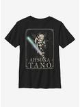Star Wars: The Clone Wars Ahsoka Celestial Youth T-Shirt, BLACK, hi-res