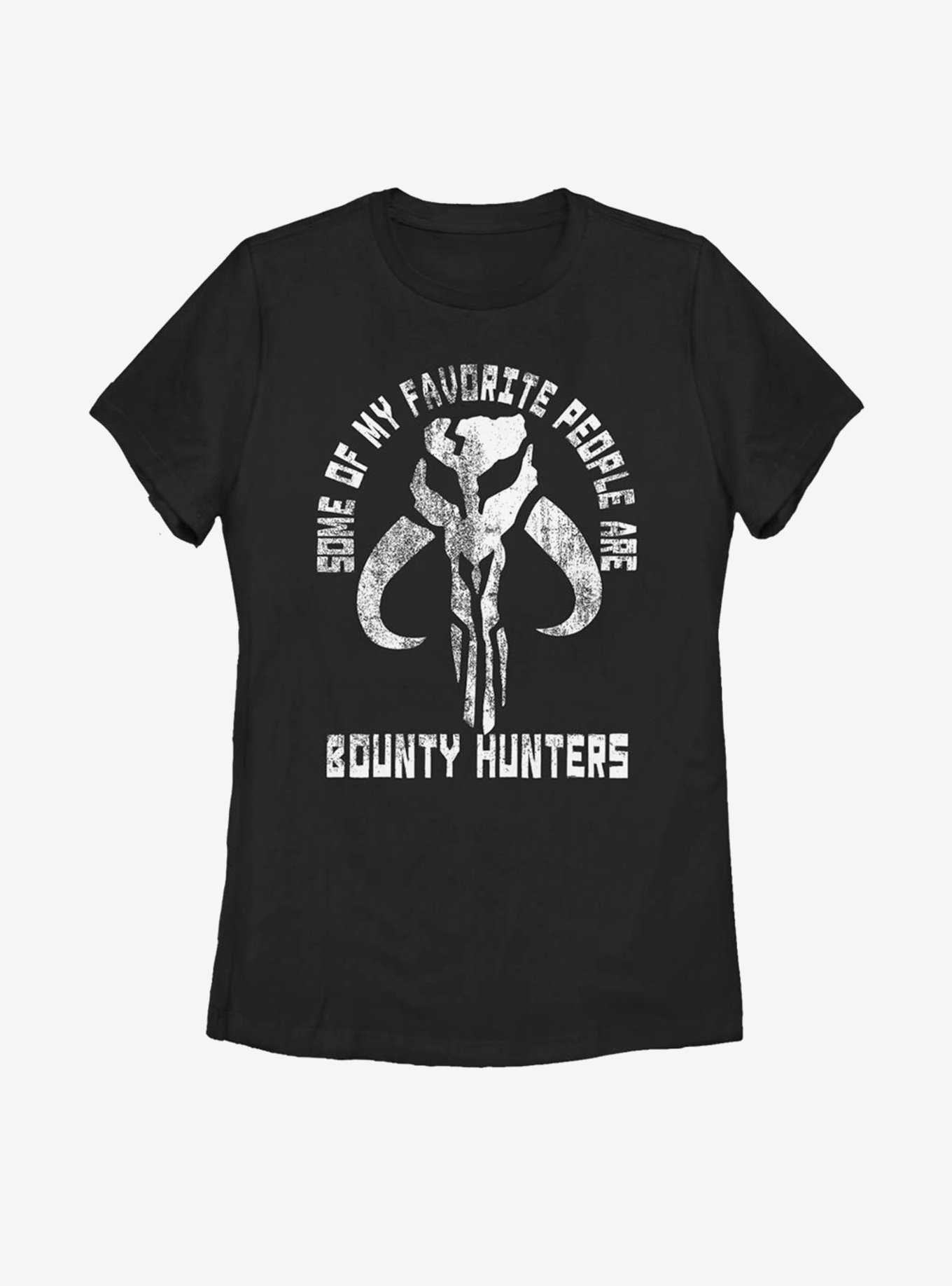 Star Wars The Mandalorian Favorite People Bounty Hunters Womens T-Shirt, , hi-res