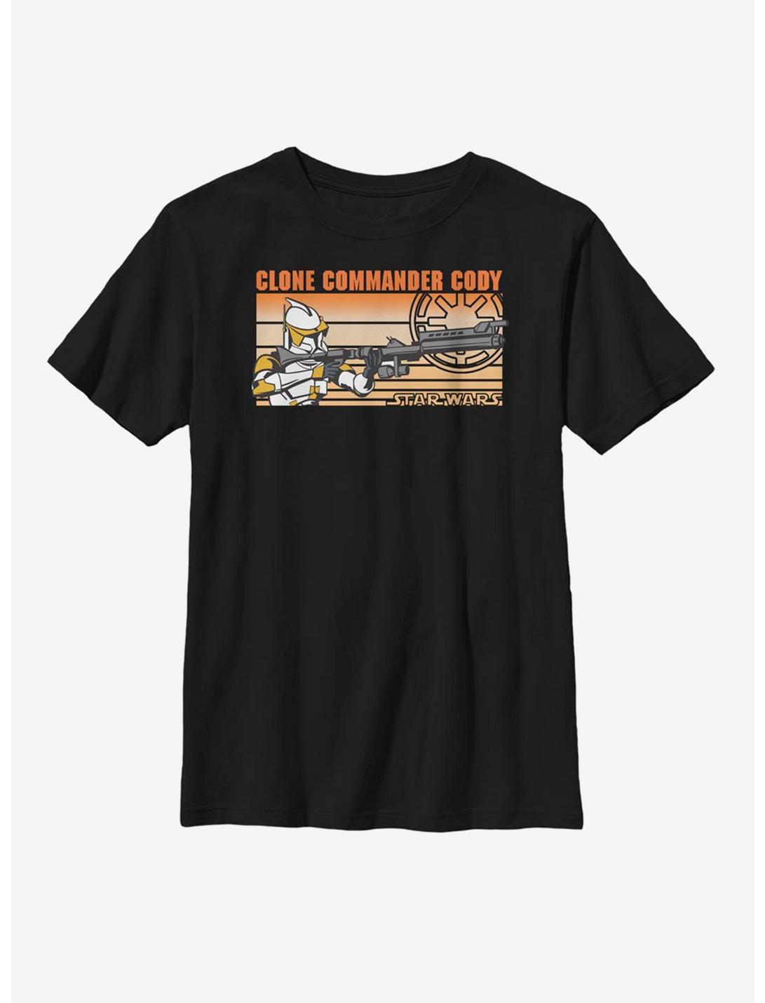 Star Wars: The Clone Wars Clone Commander Cody Youth T-Shirt, BLACK, hi-res