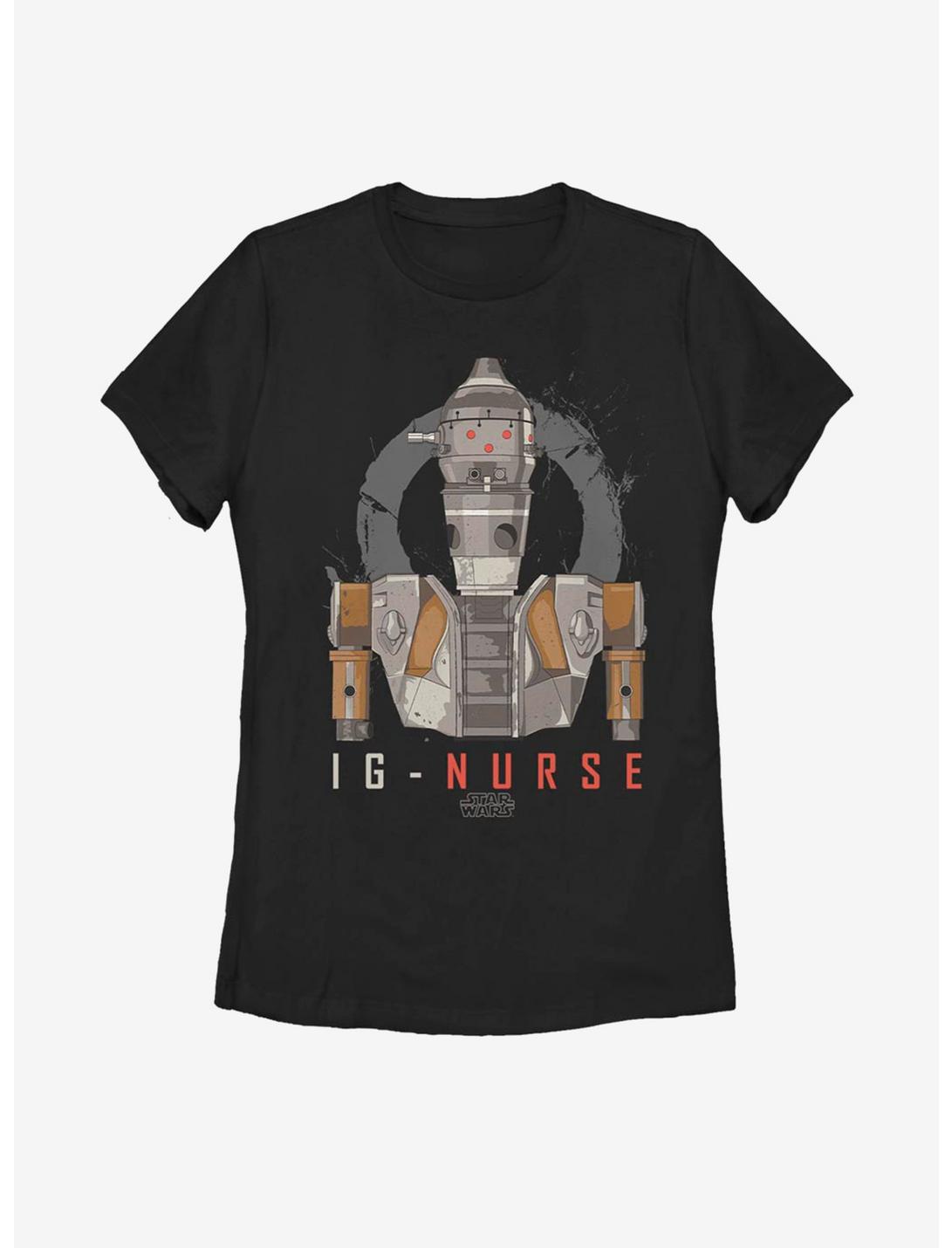Star Wars The Mandalorian The Child IG - Nurse Womens T-Shirt, BLACK, hi-res