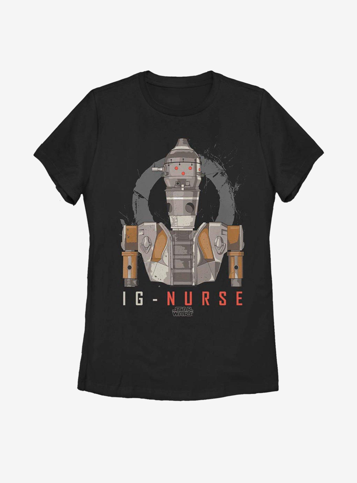 Star Wars The Mandalorian The Child IG - Nurse Womens T-Shirt, BLACK, hi-res