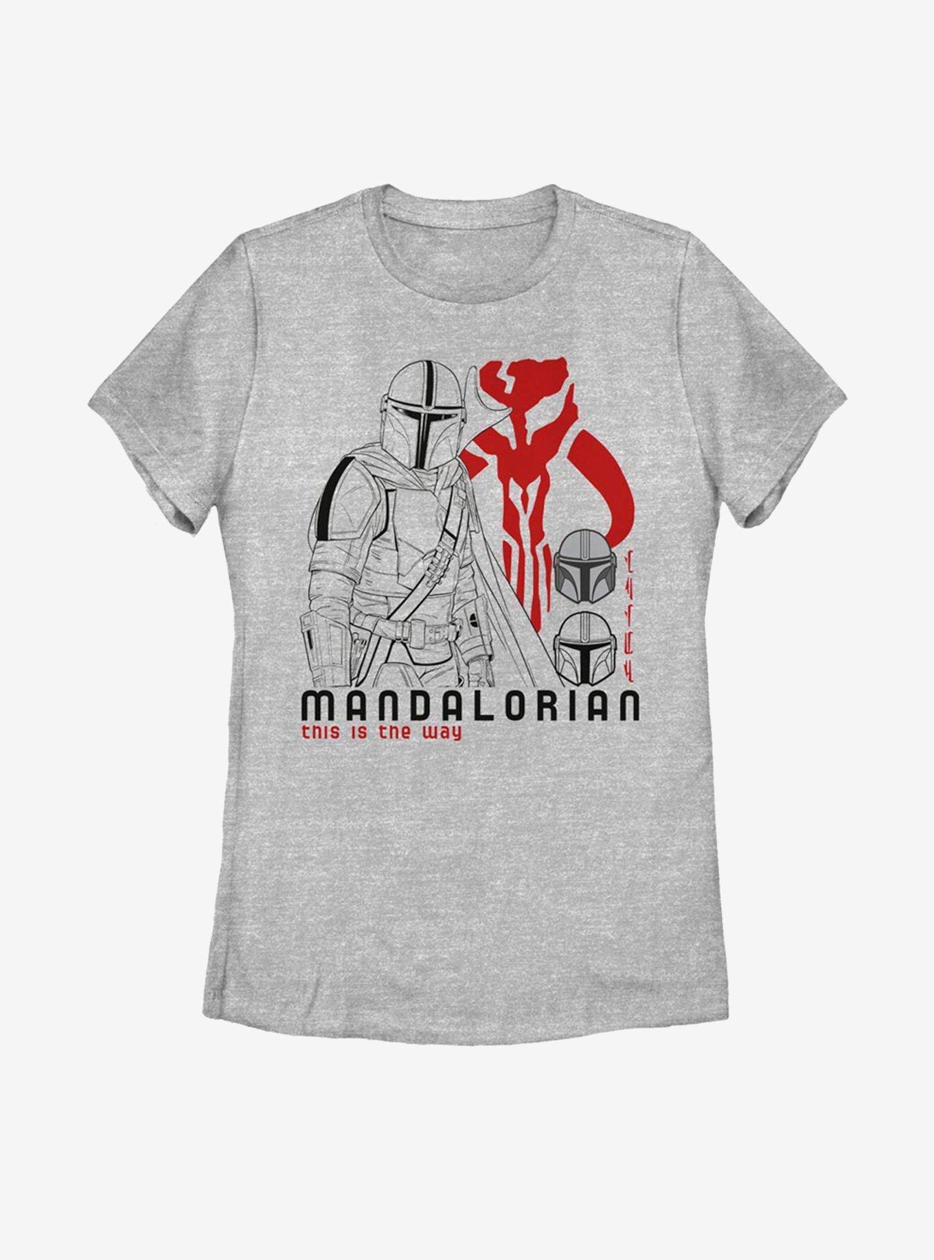 Star Wars The Mandalorian This Is The Way Womens T-Shirt, ATH HTR, hi-res