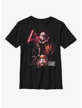 Star Wars: The Clone Wars Dark Side Group Youth T-Shirt, , hi-res