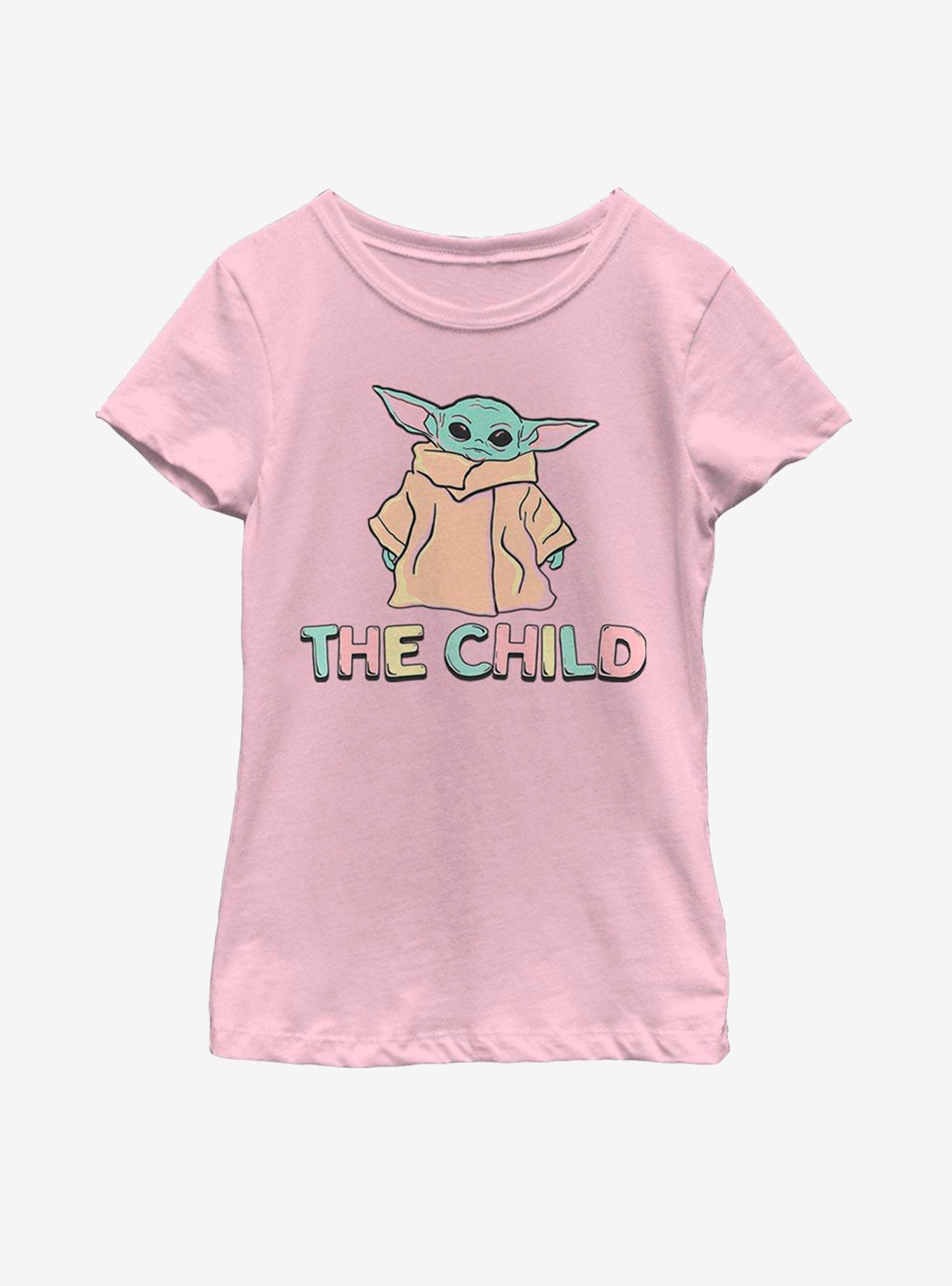 Star Wars The Mandalorian The Child Pastel Youth Girls T-Shirt, , hi-res