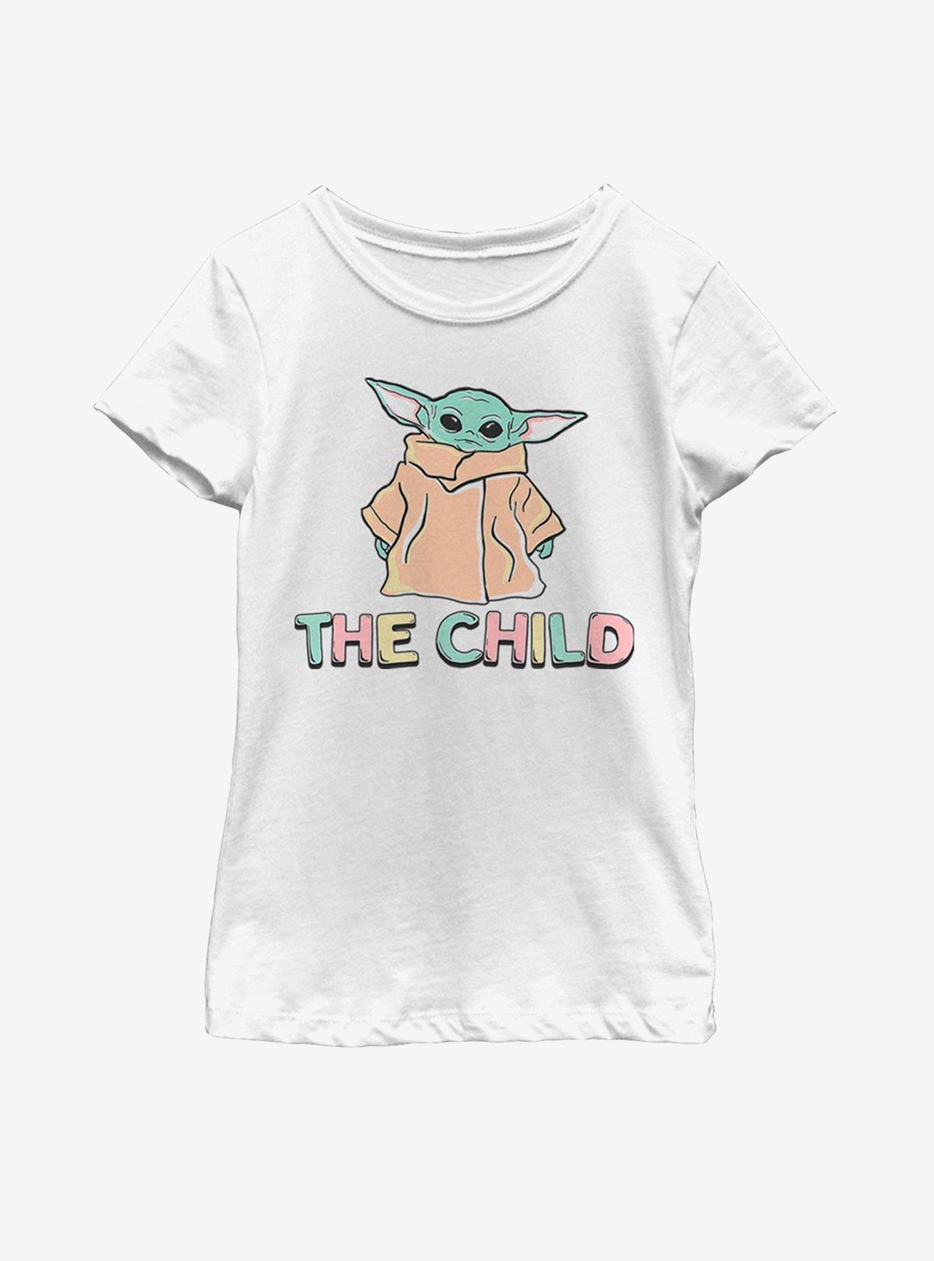 Star Wars The Mandalorian The Child Pastel Youth Girls T-Shirt, , hi-res