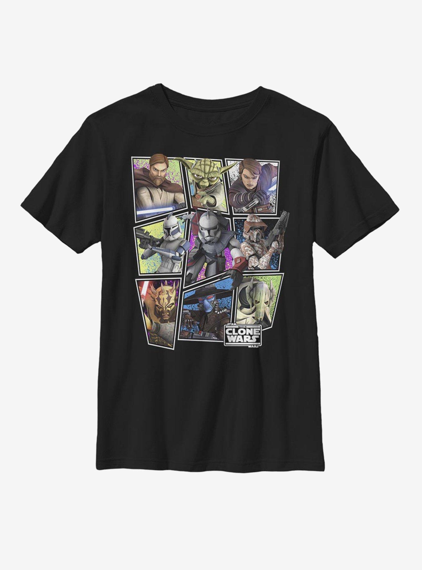 Star Wars: The Clone Wars Scattered Group Youth T-Shirt, , hi-res