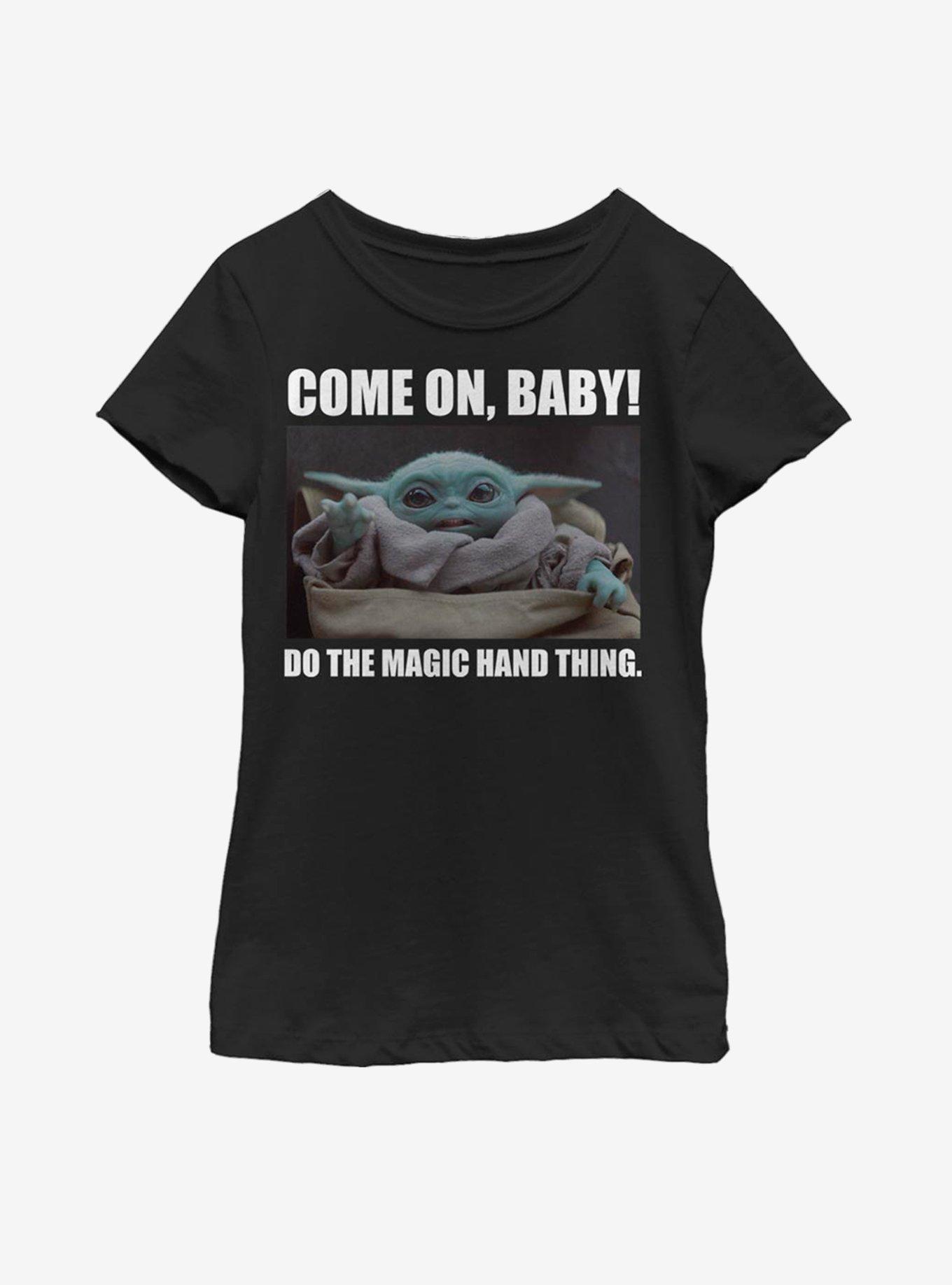 Star Wars The Mandalorian The Child Magic Hand Thing Youth Girls T-Shirt, , hi-res