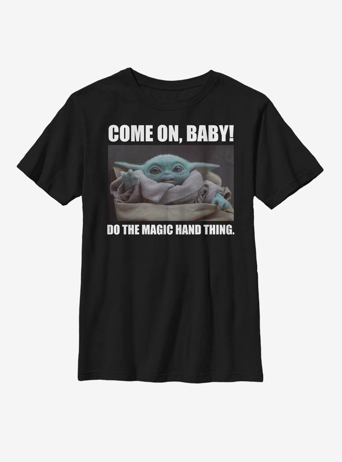 Star Wars The Mandalorian The Child Magic Hand Thing Youth T-Shirt