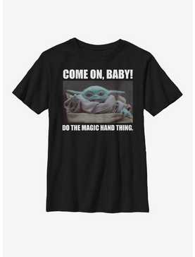 Star Wars The Mandalorian The Child Magic Hand Thing Youth T-Shirt, , hi-res