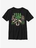 Star Wars: The Clone Wars Yoda Youth T-Shirt, BLACK, hi-res
