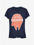 Star Wars Falcon Delivery Girls T-Shirt, NAVY, hi-res