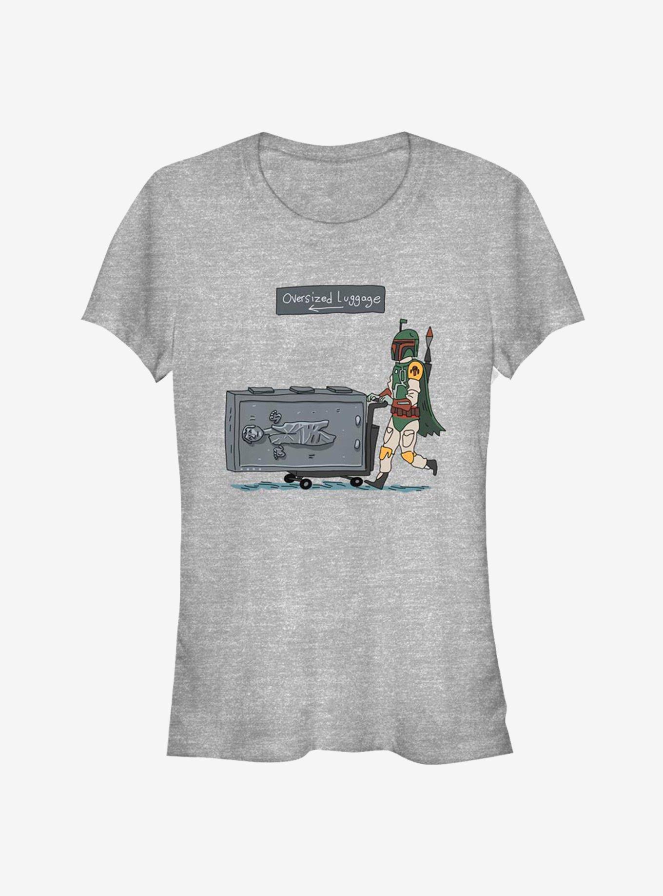 Star Wars Oversized Luggage Girls T-Shirt, ATH HTR, hi-res