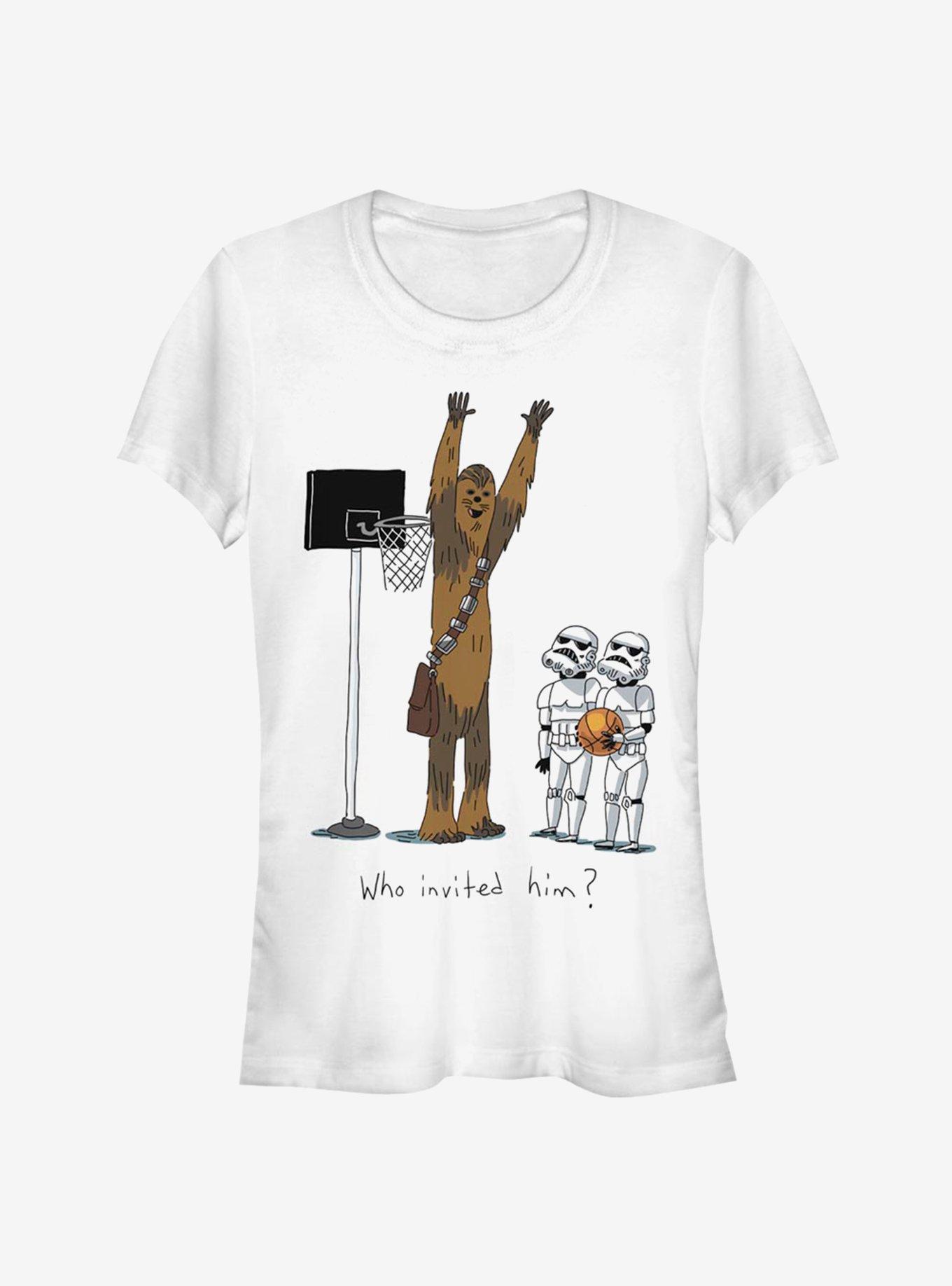 Star Wars Chewie Basketball Girls T-Shirt, WHITE, hi-res