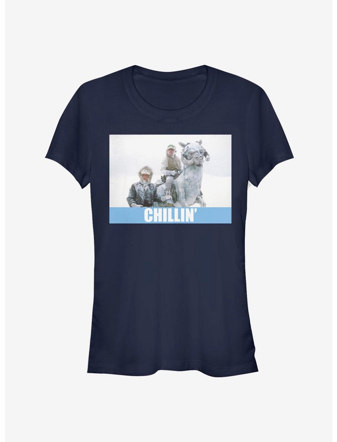 Star Wars Chillin' Girls T-Shirt, NAVY, hi-res