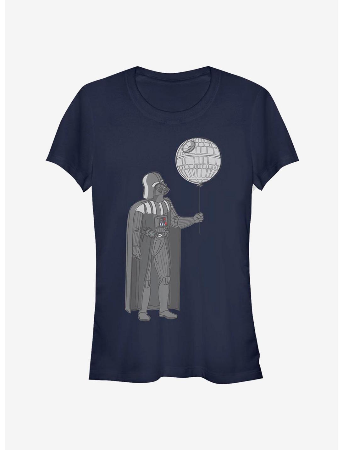 Star Wars Death Balloon Girls T-Shirt, NAVY, hi-res
