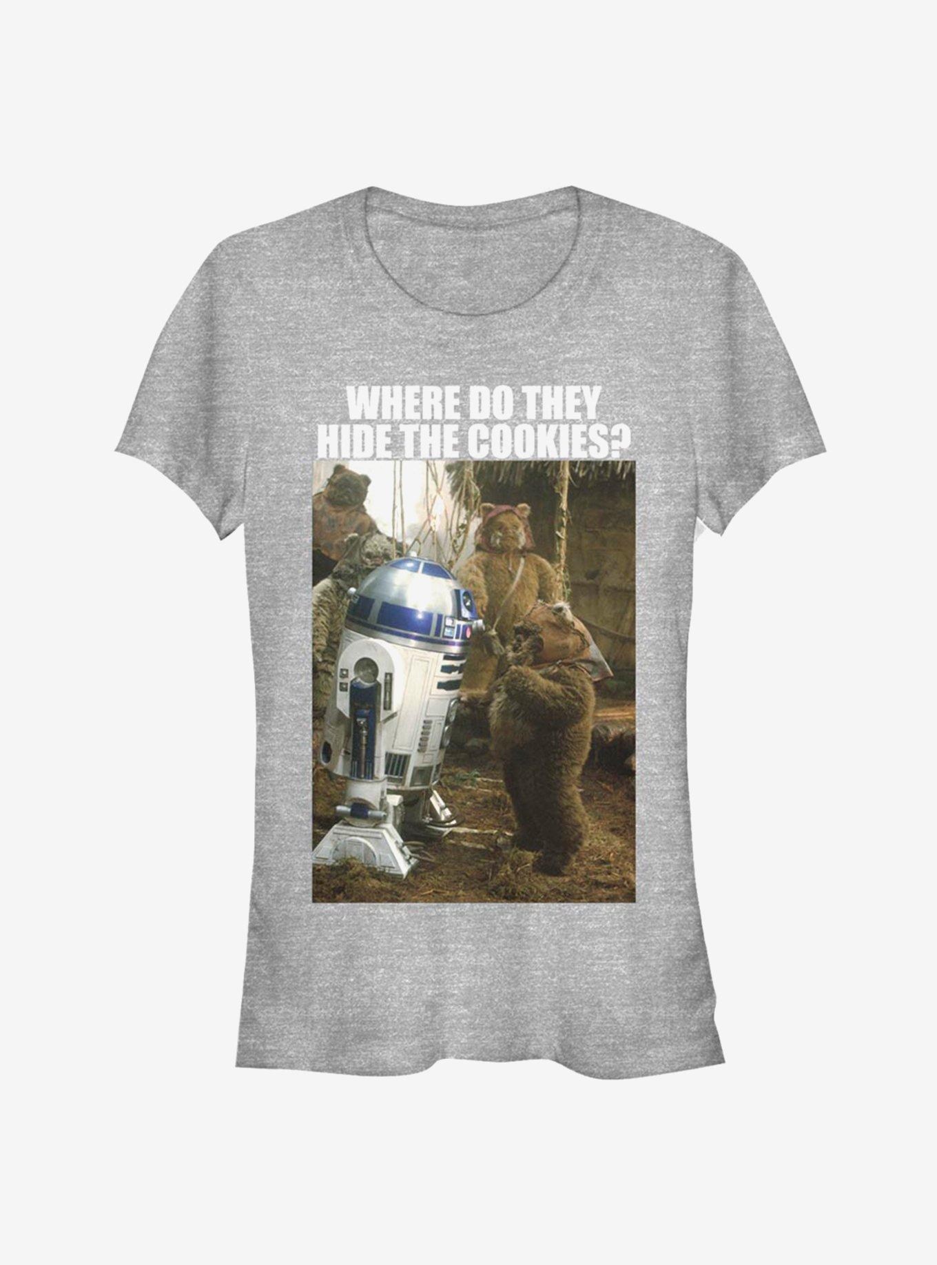 Star Wars Hidden Cookies Girls T-Shirt, ATH HTR, hi-res