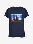 Star Wars How To Make An Entrance Girls T-Shirt, NAVY, hi-res