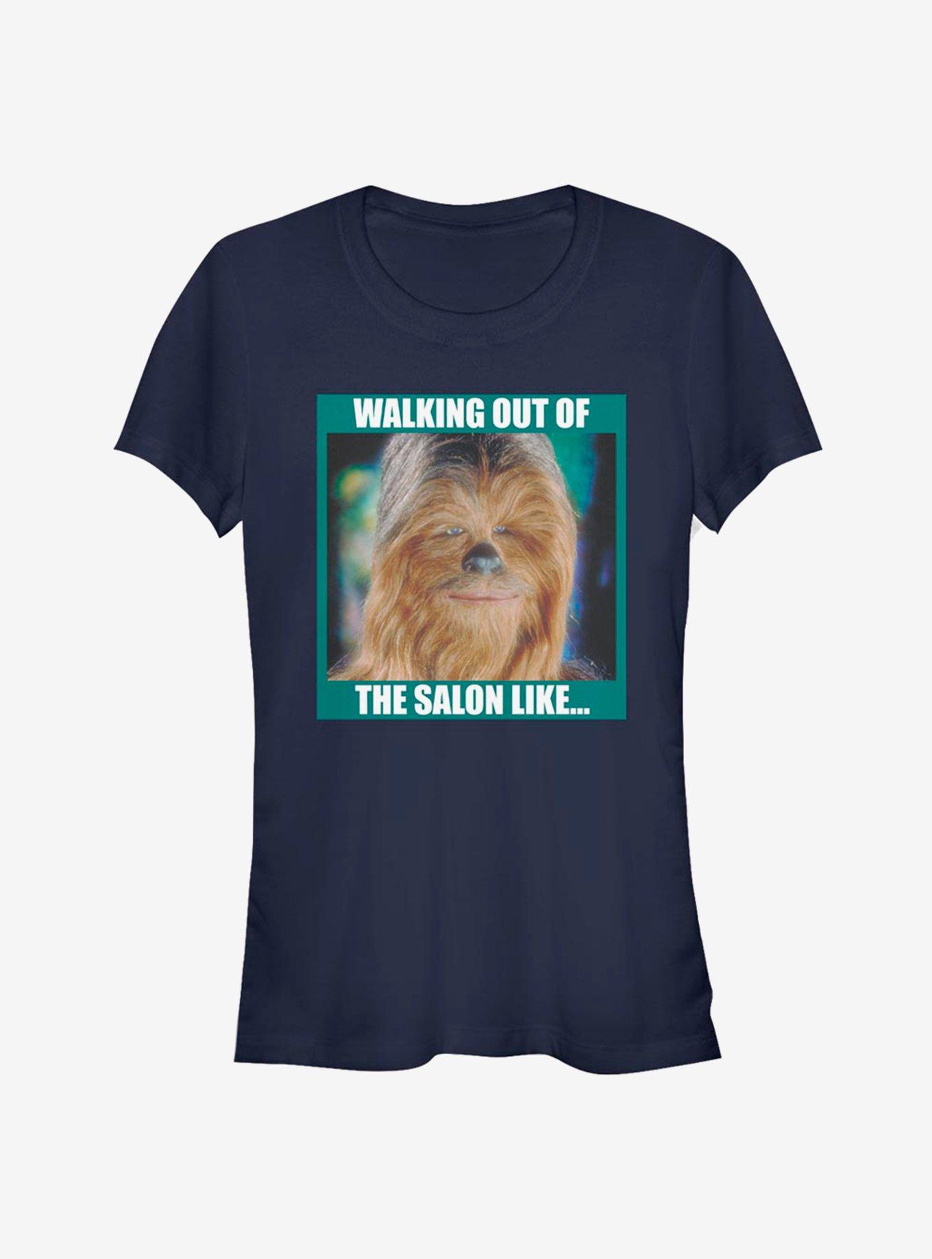 Star Wars Walking Out The Salon Girls T-Shirt, NAVY, hi-res