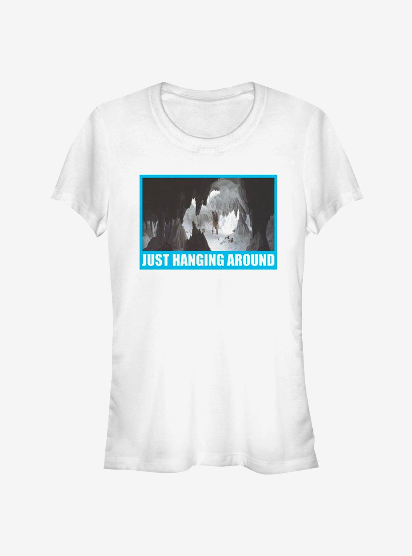 Star Wars Just Hanging Around Girls T-Shirt, WHITE, hi-res