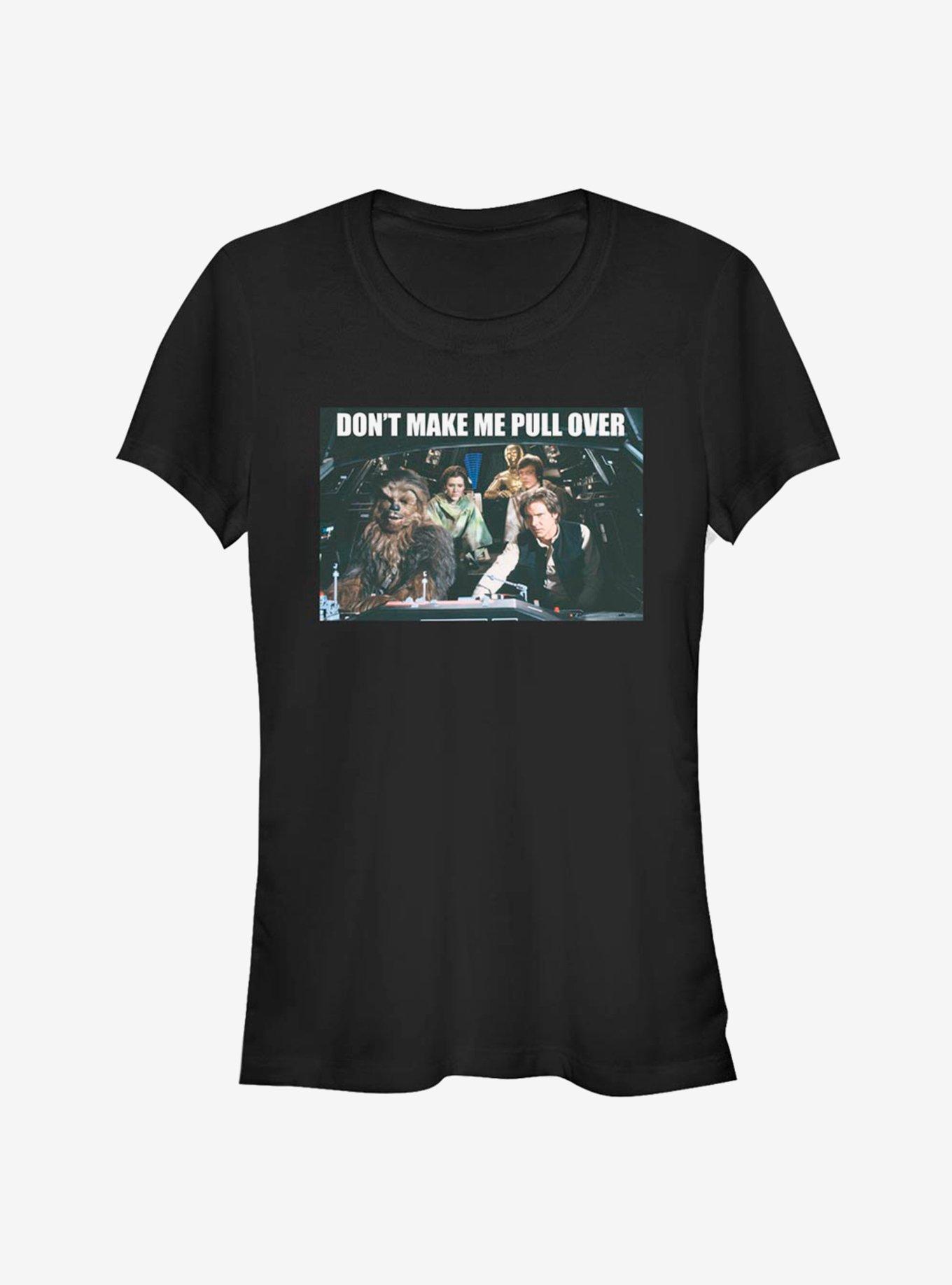Star Wars Pull Over Girls T-Shirt, BLACK, hi-res